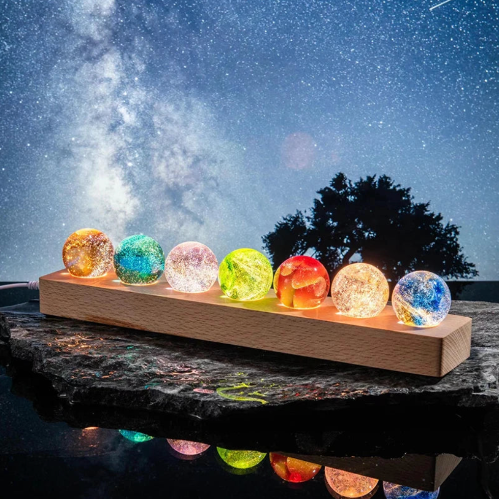 Esferas de Chakras LED